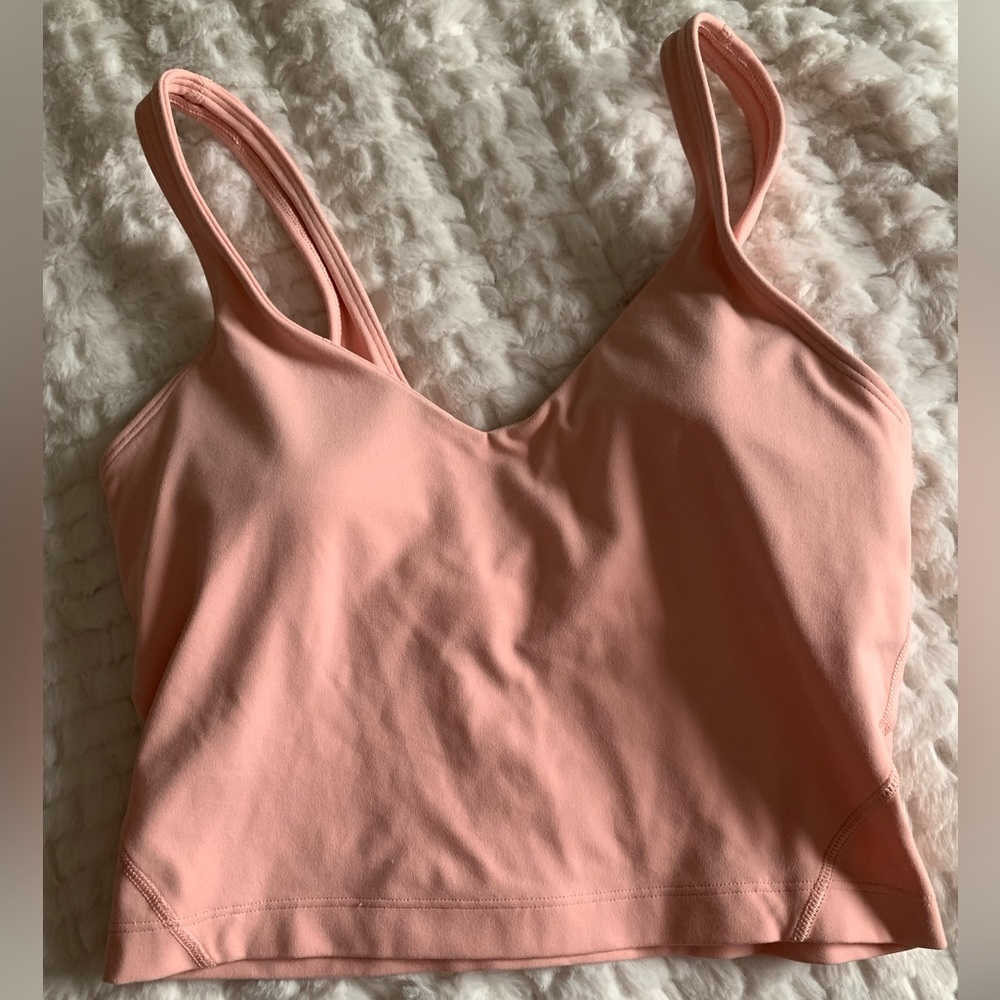 Lululemon align tank size 4 in dew pink